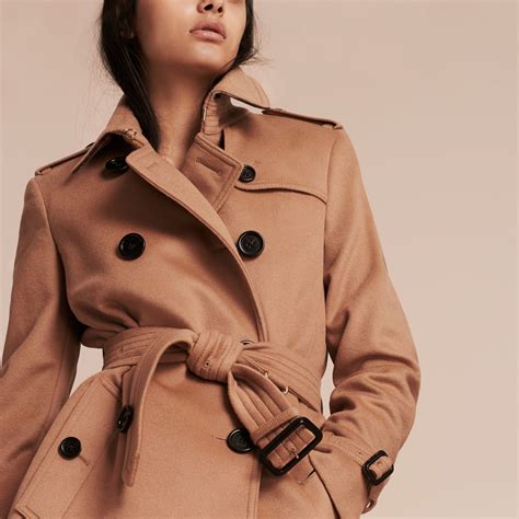 burberry camel wool coat womens|Burberry wool coat women's sale.